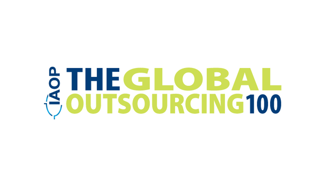 The Global Outsourcing 100 Logo from IAOP